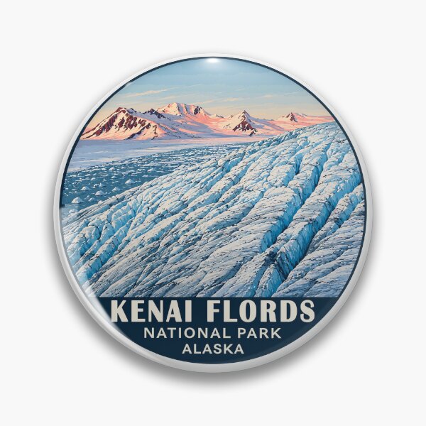 Item preview, Kenai Fjords National Park Retro Design designed and sold by Gideon Emmerich.