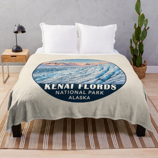 Item preview, Kenai Fjords National Park Retro Design designed and sold by Gideon Emmerich.