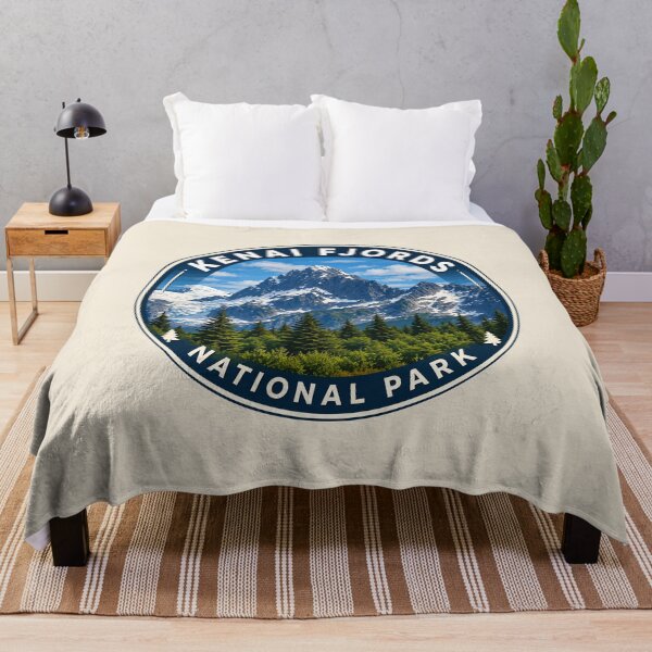 Item preview, Kenai Fjords National Park Retro Design designed and sold by Gideon Emmerich.