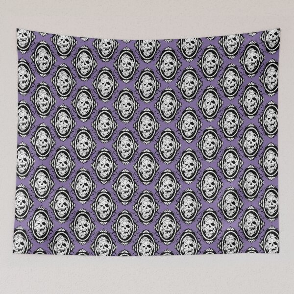 Item preview, Beautiful Skull Purple Tile designed and sold by Moonlit Datura.
