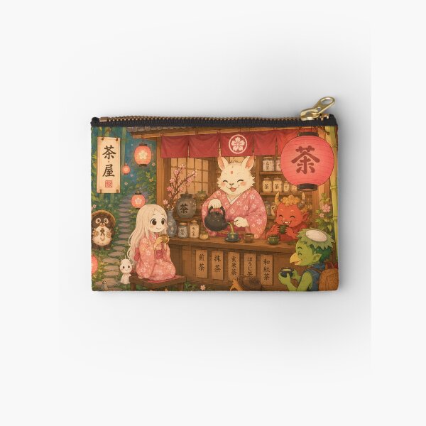 Item preview, Enchanted Yokai Tea House | Cozy Japanese Fantasy Tea Shop | Kawaii Spirit Café designed and sold by MrDev.