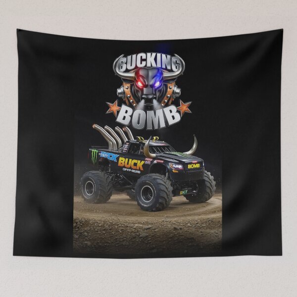 Item preview, Monster Truck Bucking Bomb designed and sold by PESCORAN.