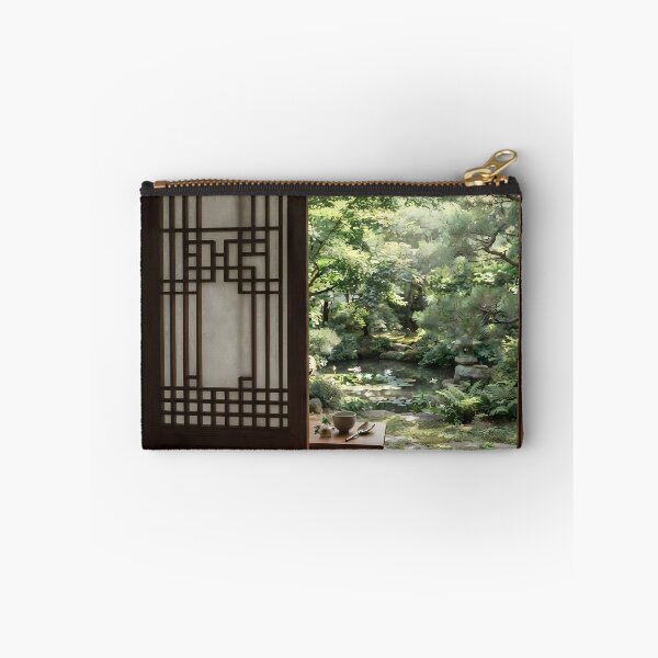 Item preview, Serene Korean Summer Garden Hanok View designed and sold by SOOstudio73.