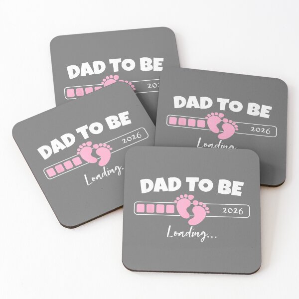 Item preview, Dad to Be 2026 Loading Pink Little Girl Pregnancy Reveal designed and sold by KristineLi.