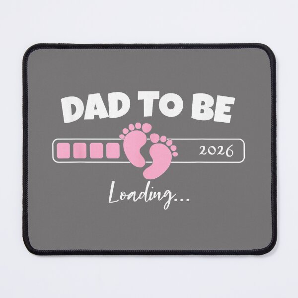 Item preview, Dad to Be 2026 Loading Pink Little Girl Pregnancy Reveal designed and sold by KristineLi.