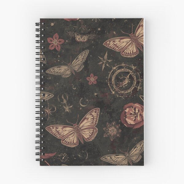 Item preview, Dark Gothic Moth and Butterfly Pattern designed and sold by Oddifys.