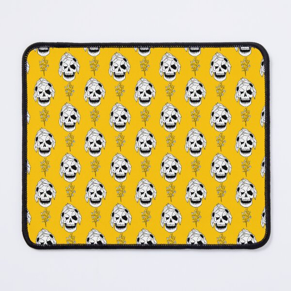 Item preview, Floral Skull Tile designed and sold by Moonlit Datura.