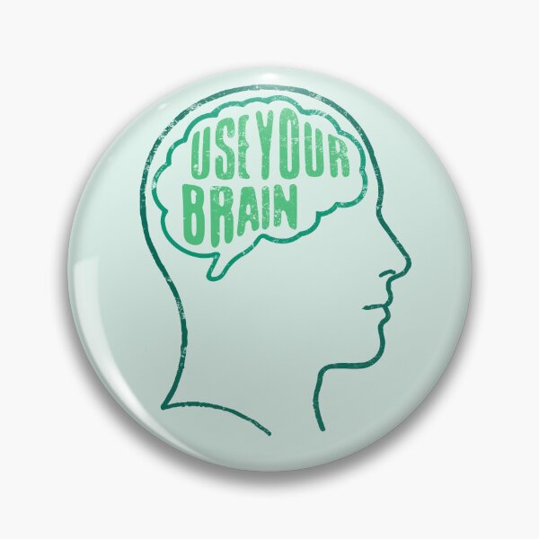 Item preview, No AI / Anti-AI Symbol - Use Your Brain designed and sold by Frank J. Art.