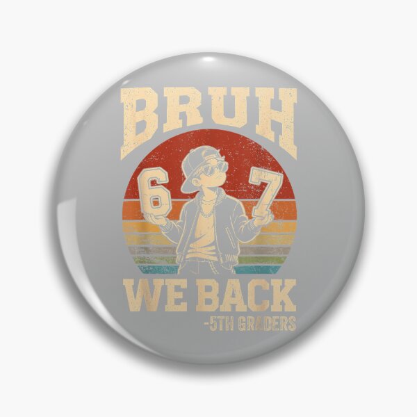 Item preview, Back to School Bruh We Back 5th Grade 6 7 First Day School designed and sold by mjohnson9.