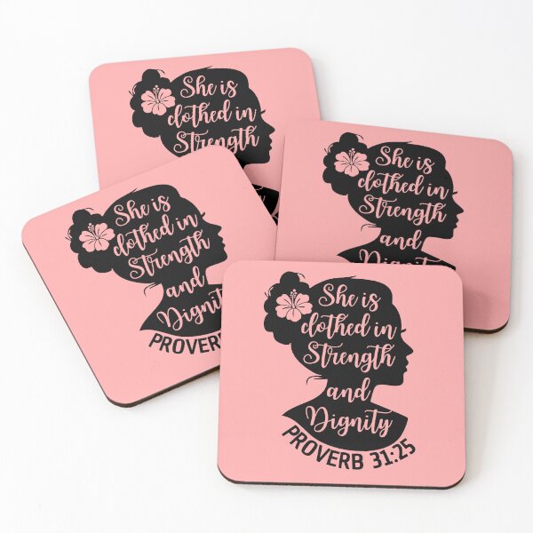 Item preview, Proverbs 31:25 – She Is Clothed with Strength and Dignity designed and sold by MoriaStore.