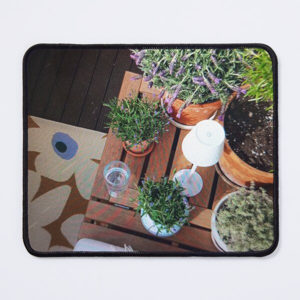 Item preview, Cozy Balcony with Potted Plants designed and sold by Sakibhmed.