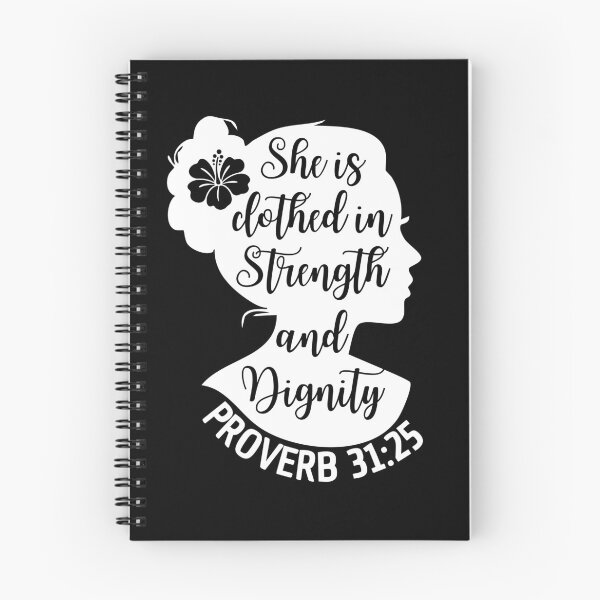 Item preview, Proverbs 31:25 – She Is Clothed with Strength and Dignity - Woman of God designed and sold by MoriaStore.