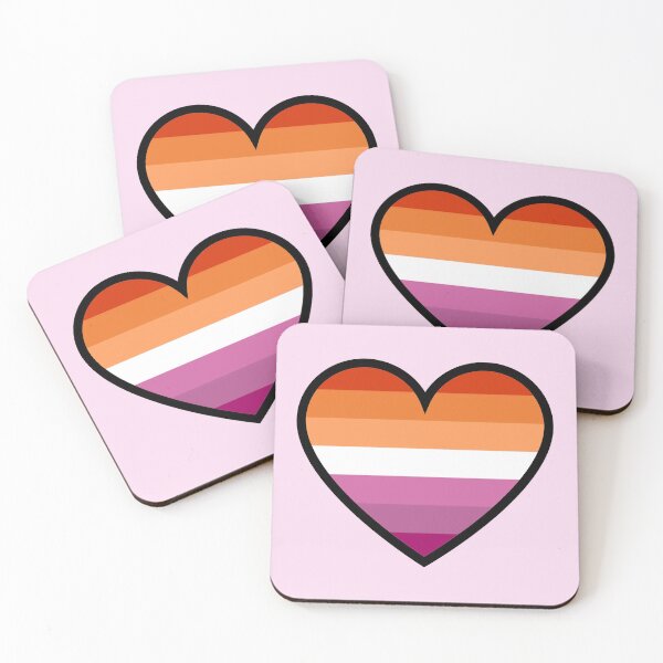 Item preview, Lesbian Pride Heart designed and sold by Camilla Wynter.