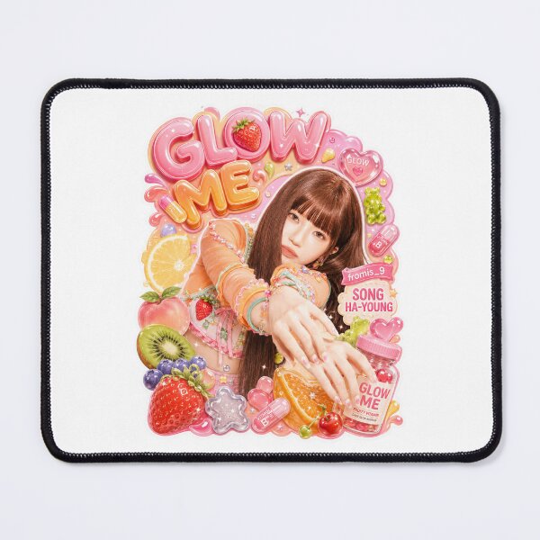 Item preview, Hayoung fromis_9 Glow Me Soft Pastel Glare Print | Merch Collection designed and sold by Valereekmerch.