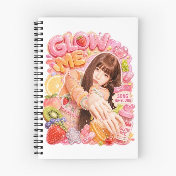 Item preview, Hayoung fromis_9 Glow Me Soft Pastel Glare Print | Merch Collection designed and sold by Valereekmerch.