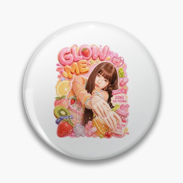 Item preview, Hayoung fromis_9 Glow Me Soft Pastel Glare Print | Merch Collection designed and sold by Valereekmerch.