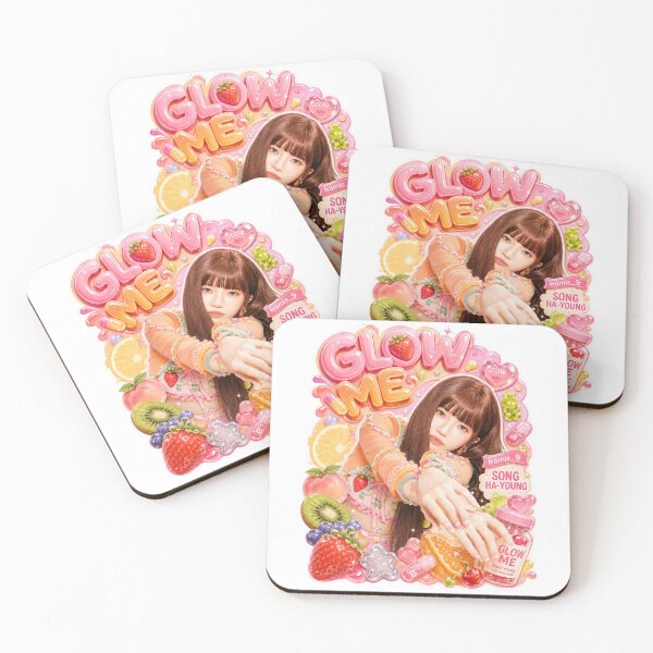 Item preview, Hayoung fromis_9 Glow Me Soft Pastel Glare Print | Merch Collection designed and sold by Valereekmerch.