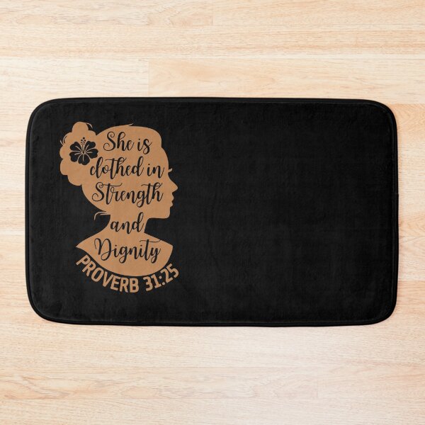 Item preview, Proverbs 31:25 – She Is Clothed with Strength and Dignity - Christian Woman designed and sold by MoriaStore.
