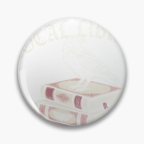 Item preview, Support Your Local Library Gothic Raven Books designed and sold by JMDesignHub.