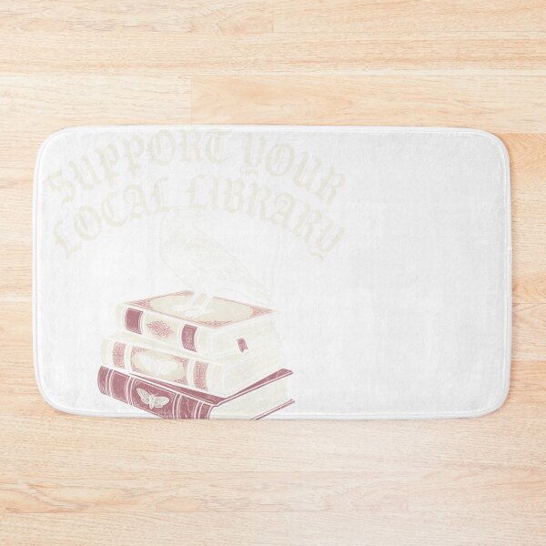 Item preview, Support Your Local Library Gothic Raven Books designed and sold by JMDesignHub.