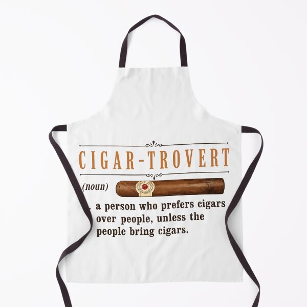 Item preview, Cigar-Trovert – Divertida ilustración con la definición de amante de los puros vintage designed and sold by extrisiceye.