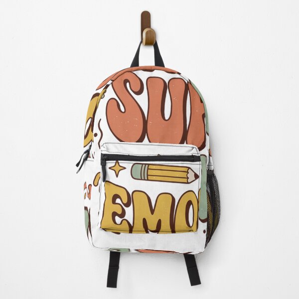 Item preview, Emotional Support Teacher Groovy Retro Style designed and sold by JMDesignHub.