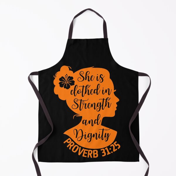 Item preview, Proverbs 31:25 – She Is Clothed with Strength and Dignity - Christian Quote designed and sold by MoriaStore.