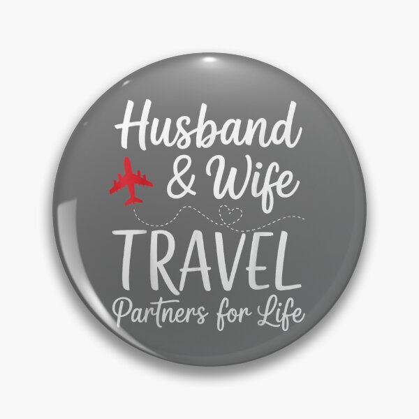Item preview, Couple Matching Husband and Wife Travel Partners for Life designed and sold by KristineLi.