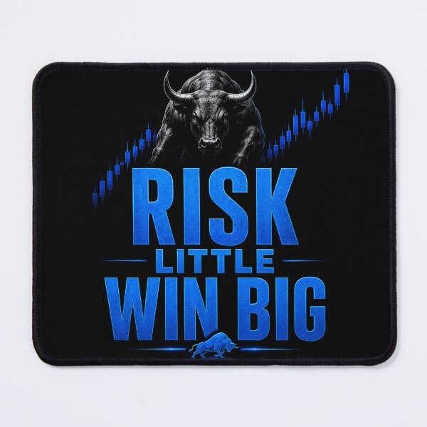 Item preview, Risk Little Win Big Trading Shirt | Forex Trader Quote | Stock Market Investor | Crypto Trading Motivation designed and sold by PipForgeStudio .