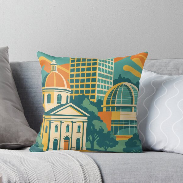 Item preview, Retro Pop Art Poster Illustration of San Jose | Bold Silicon Valley City Print with Tech Skyline, Winchester Mystery House & Palm-Lined Streets | Vintage California Travel Wall Art Decor designed and sold by PaintedPixels01.