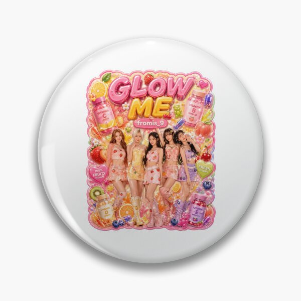 Item preview, fromis_9 Glow Me Liquid Chrome Beach Design | Merch Collection designed and sold by Valereekmerch.