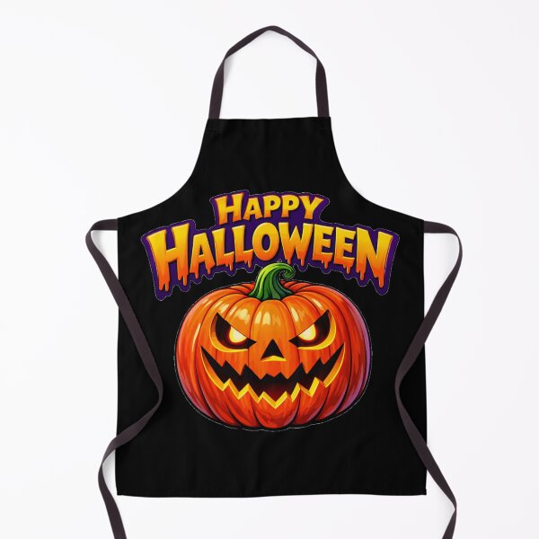 Item preview, Happy Halloween Scary Glowing Pumpkin Face Jack O Lantern designed and sold by DeliaDesignsCo.