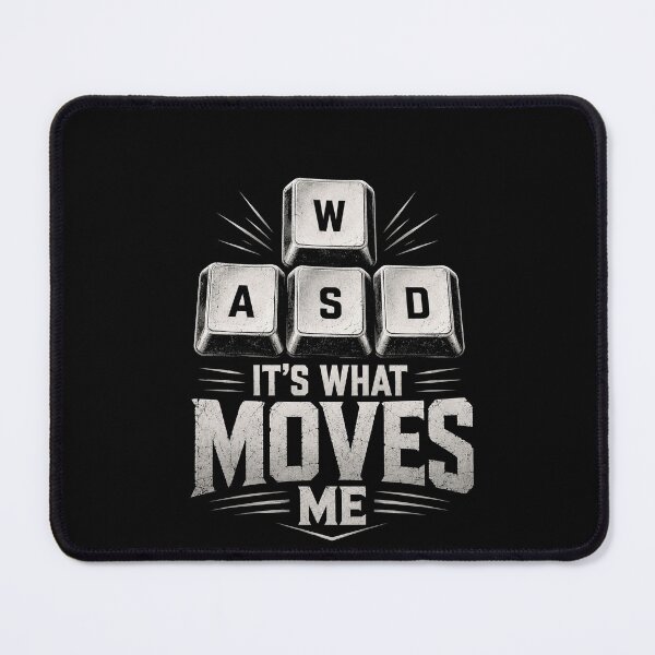 Item preview, WASD It's What Moves Me Funny PC Gamer Keyboard Gaming Design designed and sold by msaloyach.