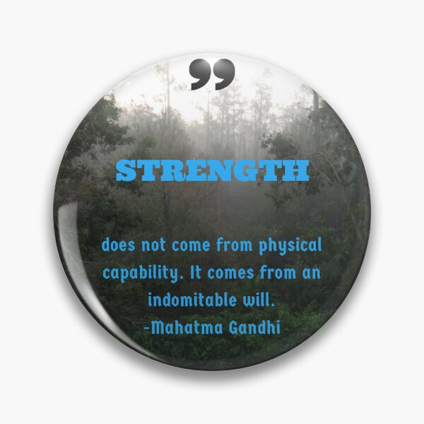 Item preview, Strength, by Mahatma Gandhi designed and sold by trentdunn.