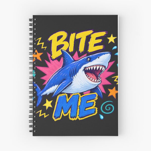 Item preview, Bite Me Comic Style Shark designed and sold by legendaryskins.