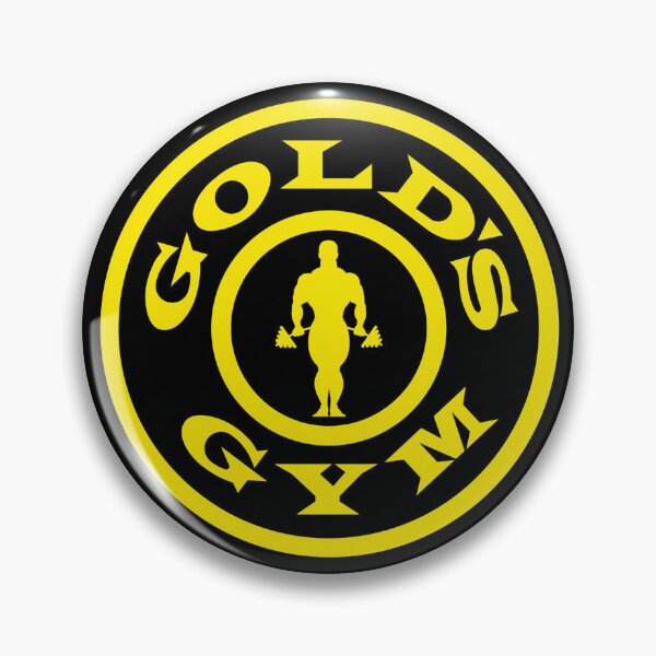 Item preview, Classic Circular Gold's Gym Yellow Badge Graphic designed and sold by Trezcharacts.