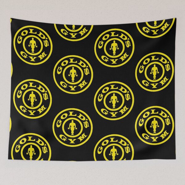Item preview, Classic Circular Gold's Gym Yellow Badge Graphic designed and sold by Trezcharacts.