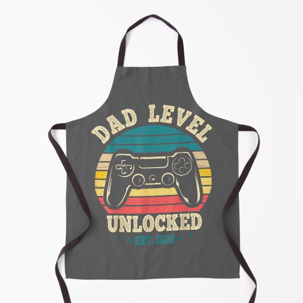 Item preview, Dad Level Unlocked 2026 First Time Soon to Be Gamer Daddy mens designed and sold by KristineLi.