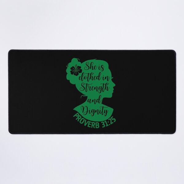 Item preview, Proverbs 31:25 – She Is Clothed with Strength and Dignity - Faith Based designed and sold by MoriaStore.