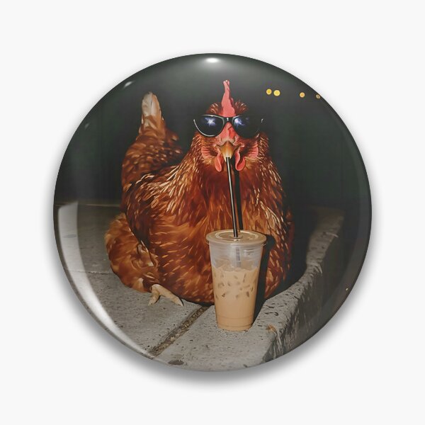 Item preview, Coffee Chicken Drinking Coffee Funny designed and sold by goombi-creative.
