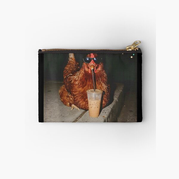 Item preview, Coffee Chicken Drinking Coffee Funny designed and sold by goombi-creative.