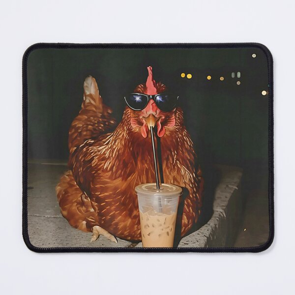 Item preview, Coffee Chicken Drinking Coffee Funny designed and sold by goombi-creative.