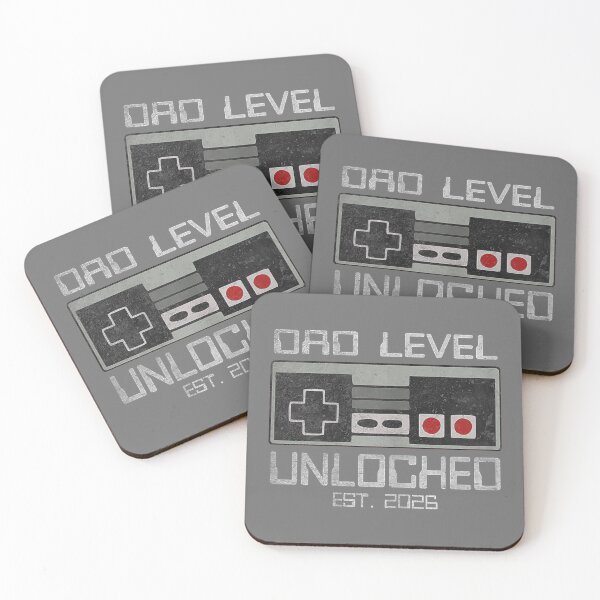 Item preview, Dad Level Unlocked 2026 First Time Soon to Be Gamer Daddy designed and sold by KristineLi.