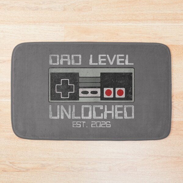 Item preview, Dad Level Unlocked 2026 First Time Soon to Be Gamer Daddy designed and sold by KristineLi.