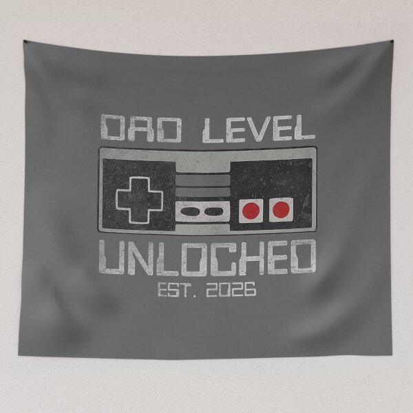 Item preview, Dad Level Unlocked 2026 First Time Soon to Be Gamer Daddy designed and sold by KristineLi.
