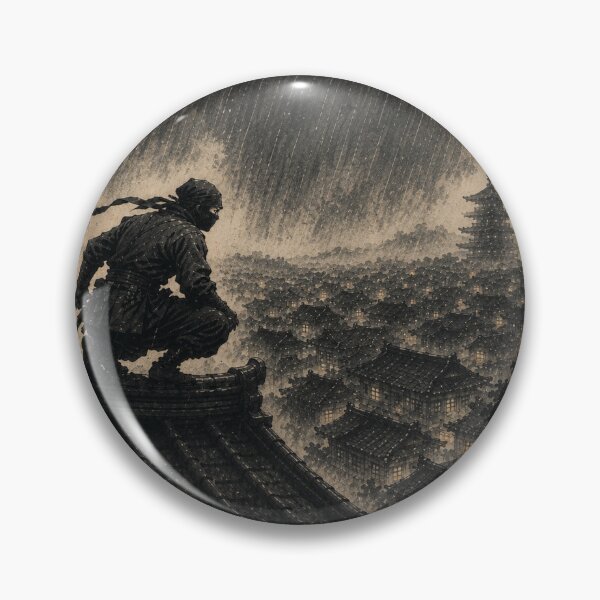 Item preview, Lone Ninja in the Rain designed and sold by Silent Japan Studio.