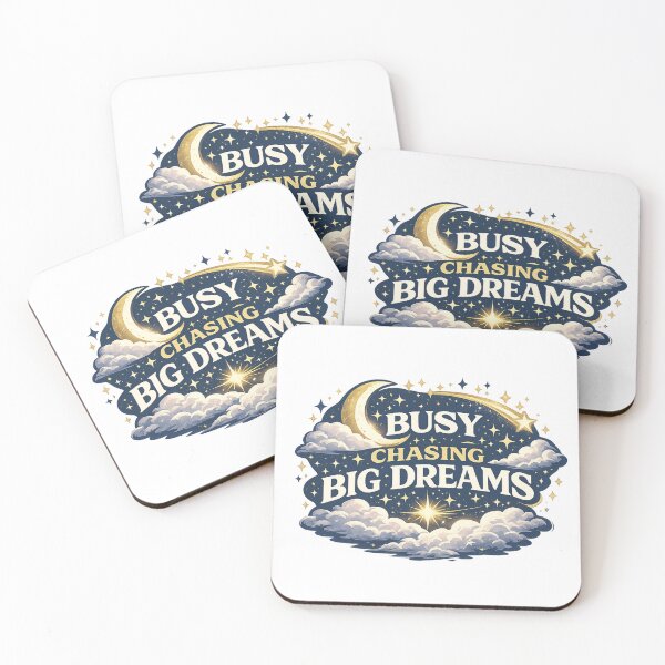Item preview, Busy Chasing Big Dreams Motivational Moon & Stars Retro Inspirational Design designed and sold by SoulThread Studio.