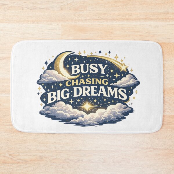 Item preview, Busy Chasing Big Dreams Motivational Moon & Stars Retro Inspirational Design designed and sold by SoulThread Studio.
