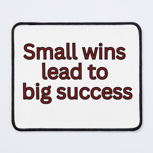 Item preview, Small wins lead to big sucess-motivational quote designed and sold by Omer's store.