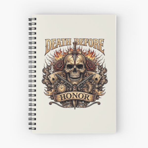 Item preview, Eternal Honor Skull designed and sold by Northern Glow Art.